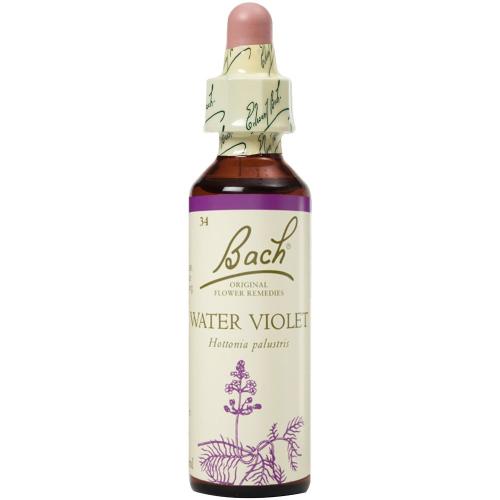 Bach Water Violet Συμπλήρωμα Διατροφής Ανθοϊάματος με Εκχύλισμα Νεροβιολέτας που Βοηθά στην Κοινωνικοποίηση & Βελτιώνει την Ψυχολογία 20ml